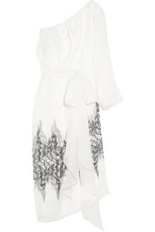 Thomas Wylde Morphis Silk-Chiffon Dress - Lyst