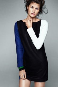 Mango Colour Block Dress - Lyst