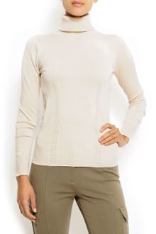 Mango Slim-fit Knit Sweater - Lyst