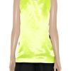 Miu Miu Pleated Satin Tank in Yellow - Lyst