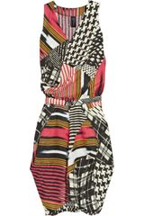 Zero + Maria Cornejo Zazi Tribal-Print Linen Dress