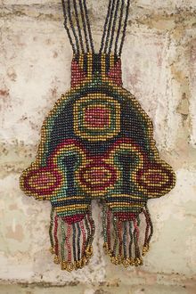 Free People Vintage French Bead Necklace with Fringe - Lyst
