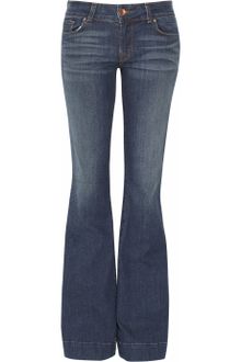 J Brand Lovestory Low-rise Flared Jeans - Lyst