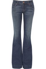J Brand Lovestory Low-rise Flared Jeans