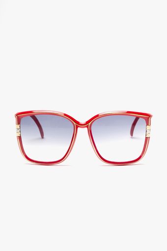 Nasty Gal Leonard Paris Stud Sunglasses - Red - Lyst