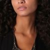 Pamela Love Tribal Spike Necklace in Gray (smoke) - Lyst