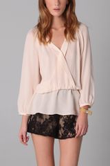 Parker Faux Wrap Top
