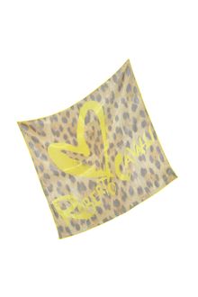 Roberto Cavalli Leopard Print Silk Square Scarf - Lyst