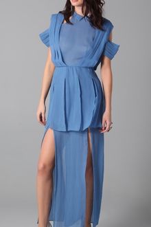 Rodarte x Opening Ceremony Tuck Collar Dress - Lyst