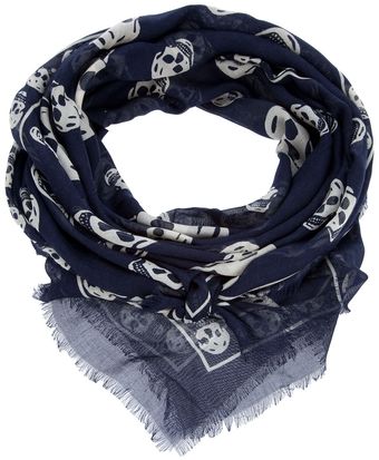 Alexander McQueen Skull Scarf - Lyst