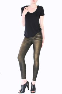 Donna Ida Goldsign Jem Leggings - Gold Snake - Lyst