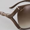 Gucci Oversized Sunglasses in Khaki - Lyst