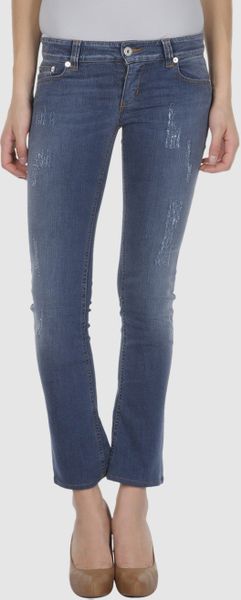 L'autre Chose Denim Trousers in Blue - Lyst