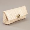 Lanvin Quilted Clutch in Beige - Lyst