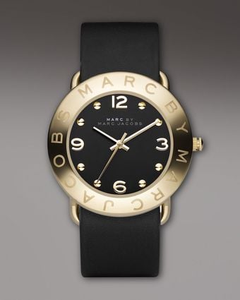 Marc By Marc Jacobs Amy Watch, Black - Lyst