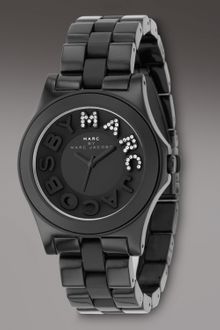 Marc By Marc Jacobs Marco Marc Watch, Black - Lyst