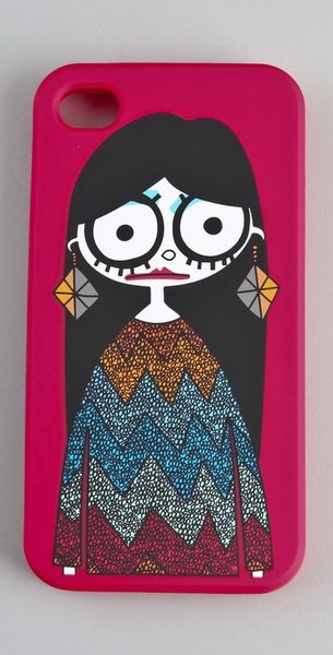 Marc By Marc Jacobs Miss Marc 4g Iphone Case in Red (poppy) - Lyst