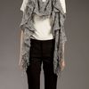 Missoni Ruffle Scarf in Gray (grey) - Lyst