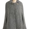 Modcloth Making Tracks Cape in Black - Lyst