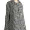 Modcloth Making Tracks Cape in Black - Lyst