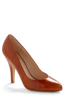 ModCloth Pump Up The Playlist Heel In Fawn - Lyst