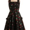 Modcloth Sweet Temptation Dress in Strawberries in Black - Lyst