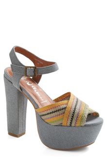ModCloth Runs In My Jeans Heel - Lyst
