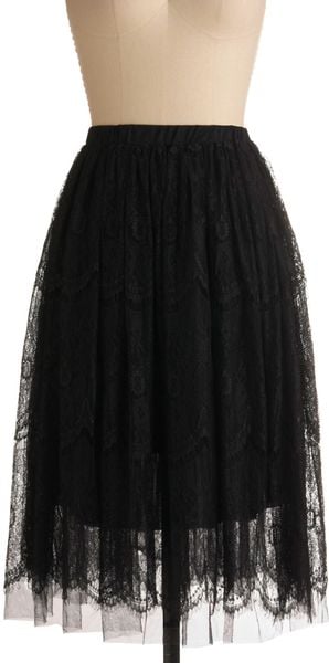 ModCloth Ace Of Lace Skirt - Lyst