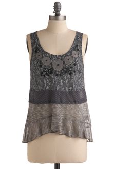 ModCloth Texture Me Later Top - Lyst