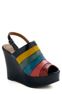 ModCloth Rainbow Height Wedge - Lyst