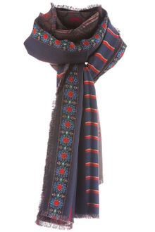 Pierre Louis Mascia Printed Scarf - Lyst