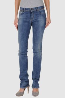 See By Chloé Denim Trousers - Lyst