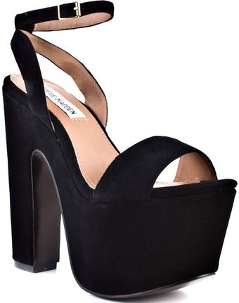 Steve Madden Shazzam - Black Suede - Lyst