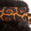 Yves Saint Laurent Fur Scarf in Black - Lyst