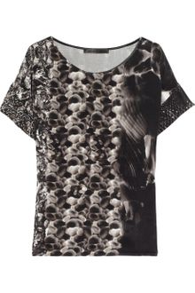 Aminaka Wilmont Printed Silk T-shirt - Lyst