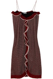 M Missoni Metallic Patterned Knit Dress - Lyst