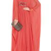Marchesa Appliquéd silkchiffon gown in Pink (red) - Lyst