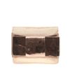 Asos Collection Asos Mirrored Bow Clutch in Gold (nude) - Lyst