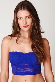 Free People Cropped Lace Tube - Lyst
