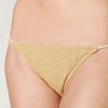 Free People Shimmer String Bikini in Gold (gold shimmer) - Lyst