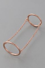 Made Her Think Double Wire Chain Ring