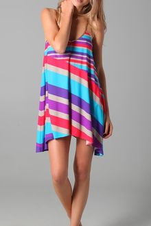 Marc By Marc Jacobs Merida Striped Spliced Cover Up Dress - Lyst