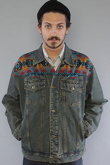 Pendleton The Denim Jacket with Jacquard Yokes - Lyst