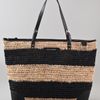 Rebecca Minkoff Endless Love Straw Tote in Black - Lyst