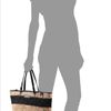 Rebecca Minkoff Endless Love Straw Tote in Black - Lyst