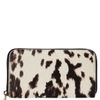 Alexander Mcqueen Peppered Pony Continental Wallet in Animal - Lyst