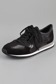 Alexander Wang Dillon Paneled Perch And Suede Sneakers - Lyst