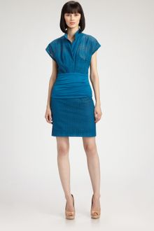 Akris Punto Cotton Pencil Skirt - Lyst