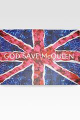 Alexander McQueen God Save Mcqueen Silk Chiffon Scarf