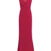 Alexander Mcqueen Cowlneck Silkcrepe Dress in Purple (pink) - Lyst